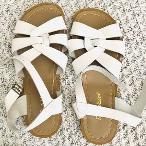 White Salt Water sandals